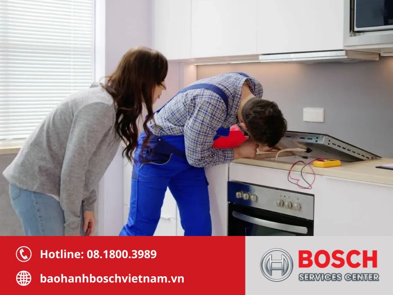 Lắp đặt nguồn điện đúng chuẩn giúp bếp từ Bosch tránh lỗi giao tiếp E0513